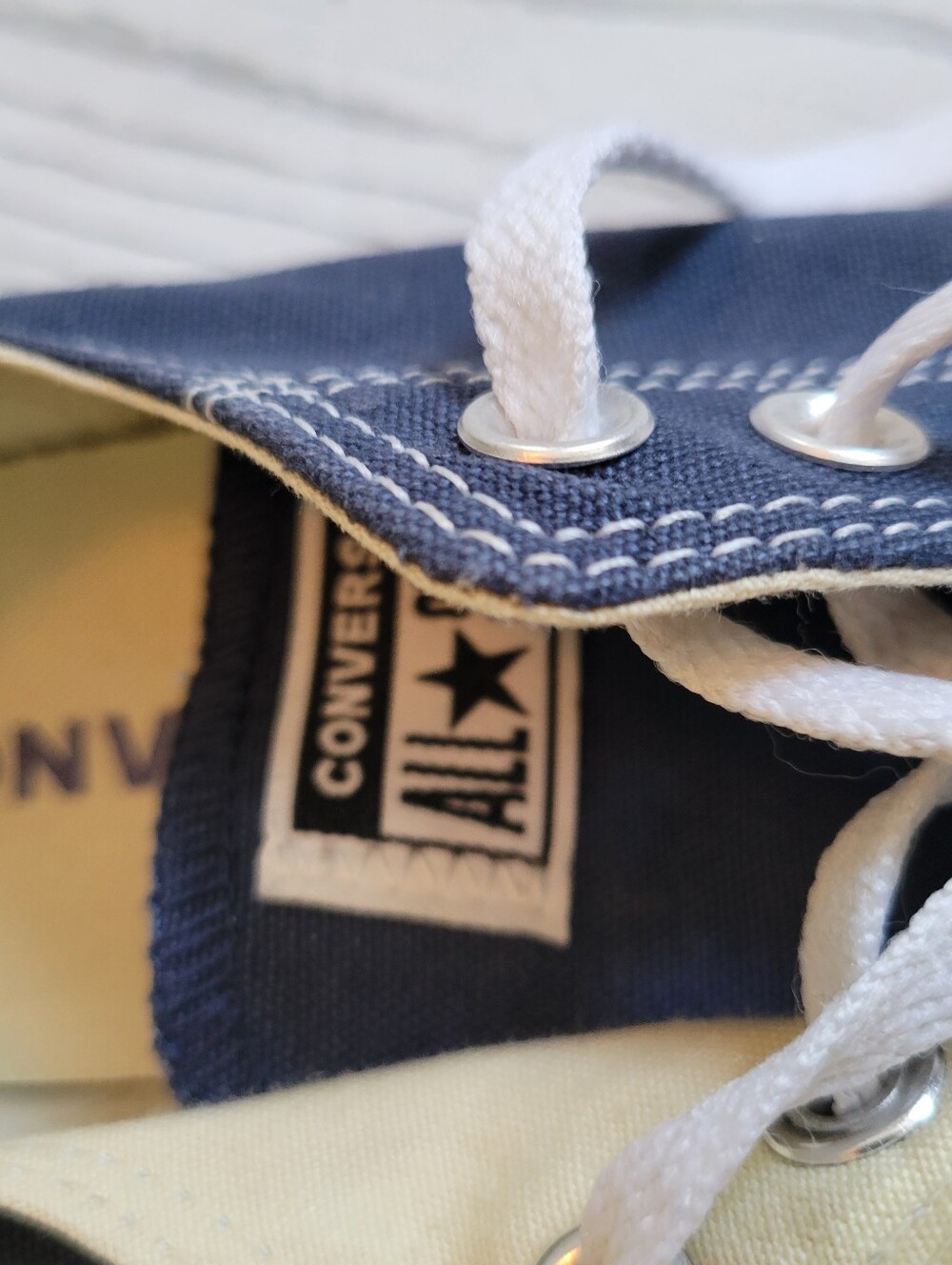 Converse Chuch Taylor All Star Womens/Men Navy Blue Low-Top Canvas Sneakers - Picture 4 of 6